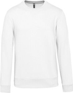 Kariban K488 - Round neck sweatshirt White