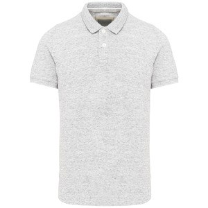 Kariban KV2206 - Men's short-sleeved vintage polo shirt Ash Heather