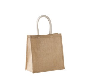 Kimood KI0274 - Jute canvas tote bag - large model