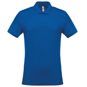Kariban K254 - Men's short-sleeved piqué polo shirt Light Royal Blue