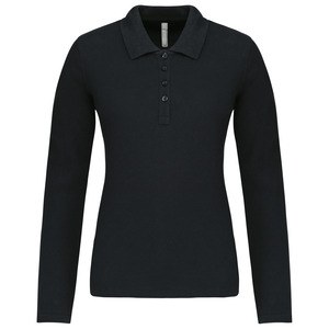 Kariban K257 - Ladies’ long-sleeved piqué polo shirt