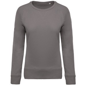 Kariban K481 - Womens organic round neck sweatshirt with raglan sleeves