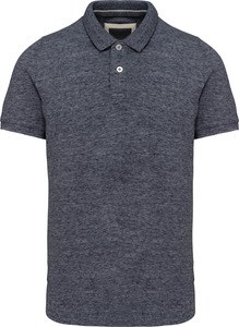 Kariban KV2206 - Men's short-sleeved vintage polo shirt Night Blue Heather