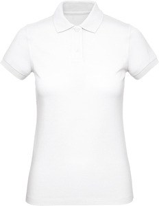 B&C CGPW440 - Women's organic polo shirt White