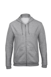 B&C CGWUI25 - Zipped hooded sweatshirt ID.205