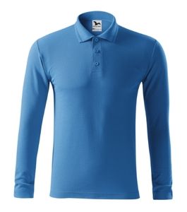 Malfini 221 - Pique Polo LS Polo Shirt Gents bleu azur