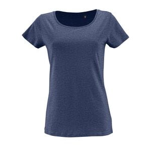 SOL'S 02077 - Milo Women Short Sleeved T Shirt Heather denim