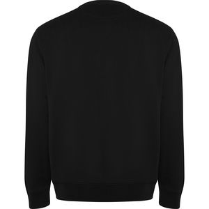 Roly SU1071 - BATIAN Unisex sweater in organic combed cotton and recycled polyester Black