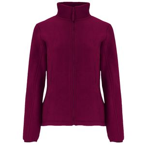 Roly CQ6413 - ARTIC WOMAN Fleece jacket with high lined collar and matching reinforced covered seams Garnet