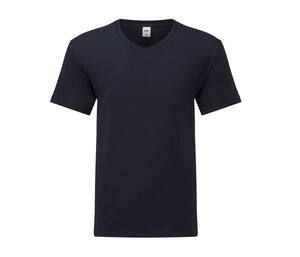 Fruit of the Loom SC154 - Men's v-neck t-shirt Deep Navy