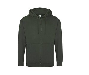 AWDIS JH050 - Zipped sweatshirt Forest Green