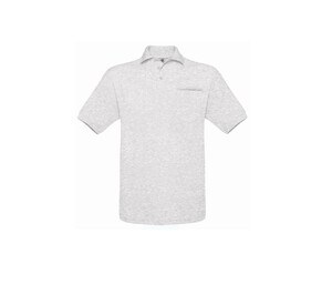 B&C BC415 - Men's polo shirt with pocket Ash