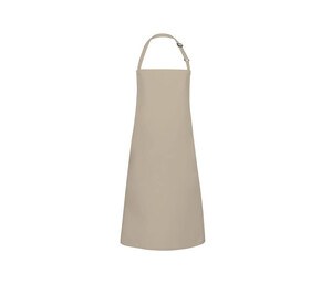 Karlowsky KYBLS4 - Basic bib apron with buckle Sand