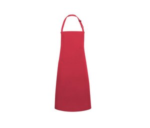 Karlowsky KYBLS5 - Basic bib apron with buckle and pocket Raspberry