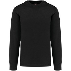 WK. Designed To Work WK4001 - Set-in sleeve sweatshirt Black