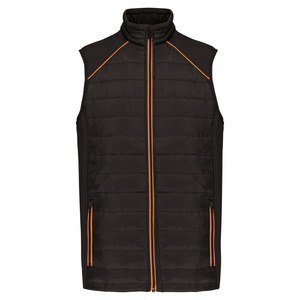 WK. Designed To Work WK606 - Dual-fabric DayToDay bodywarmer Black / Orange