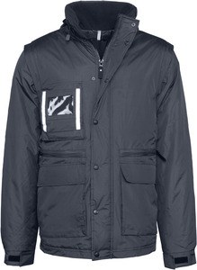 WK. Designed To Work WK6106 - Detachable-sleeved workwear parka Navy