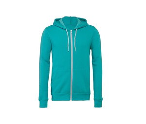 Bella + Canvas BE3739 - Unisex Zip Hoodie Teal