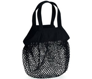 Westford mill WM151 - Mini net bag in organic cotton Black