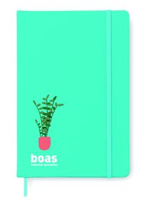GiftRetail AR1804 - ARCONOT A5 notebook 96 plain sheets Turquoise
