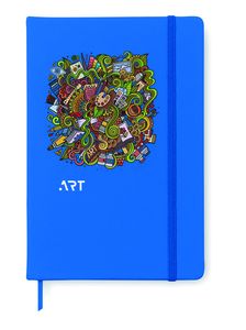 GiftRetail AR1804 - ARCONOT A5 notebook 96 plain sheets Royal Blue