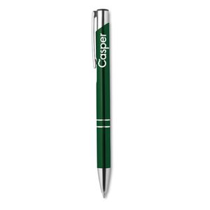 GiftRetail KC8893 - BERN Push button pen with black ink Green