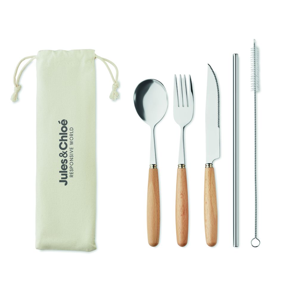 GiftRetail MO6336 - CUSTA SET Cutlery set stainless steel