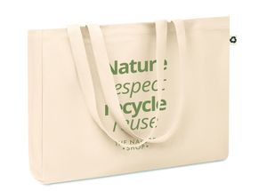 GiftRetail MO6379 - RESPECT Canvas Recycled bag 280 gr/m² Beige
