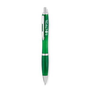 GiftRetail MO6409 - RIO RPET Ball pen in RPET transparent green