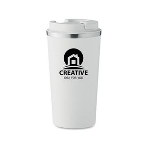 GiftRetail MO6579 - BRACE + Double wall tumbler 510 ml White