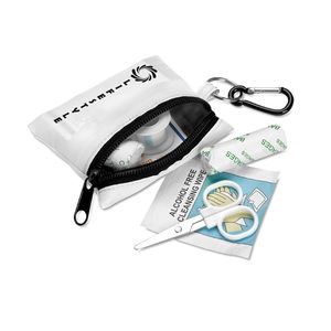 GiftRetail MO7202 - MINIDOC First aid kit w/ carabiner White