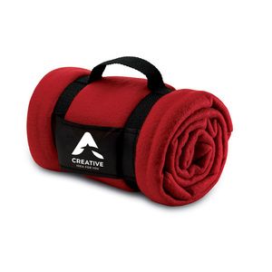 GiftRetail MO7245 - Polar fleece blanket Red