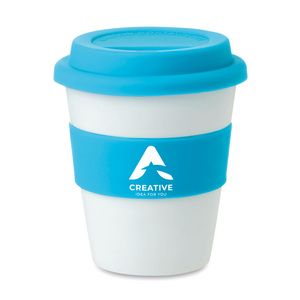 GiftRetail MO8078 - ASTORIA PP tumbler with silicone lid Turquoise
