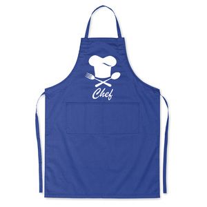 GiftRetail MO8441 - FITTED KITAB Adjustable apron Blue