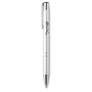 GiftRetail MO8893 - BERN Push button aluminium pen Silver