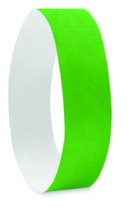 GiftRetail MO8942 -  TYVEK One sheet of 10 wristbands Green