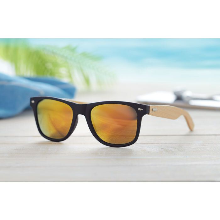 GiftRetail MO9617 - CALIFORNIA TOUCH Sunglasses with bamboo arms