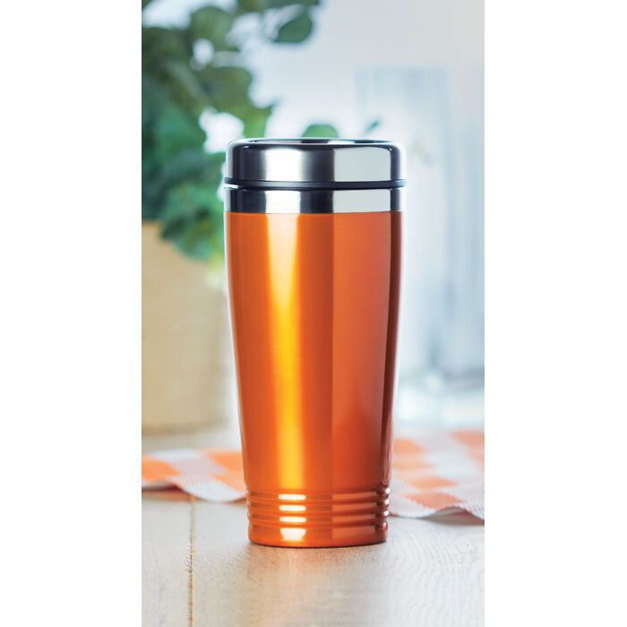 GiftRetail MO9618 - RODEO COLOUR Double wall travel cup