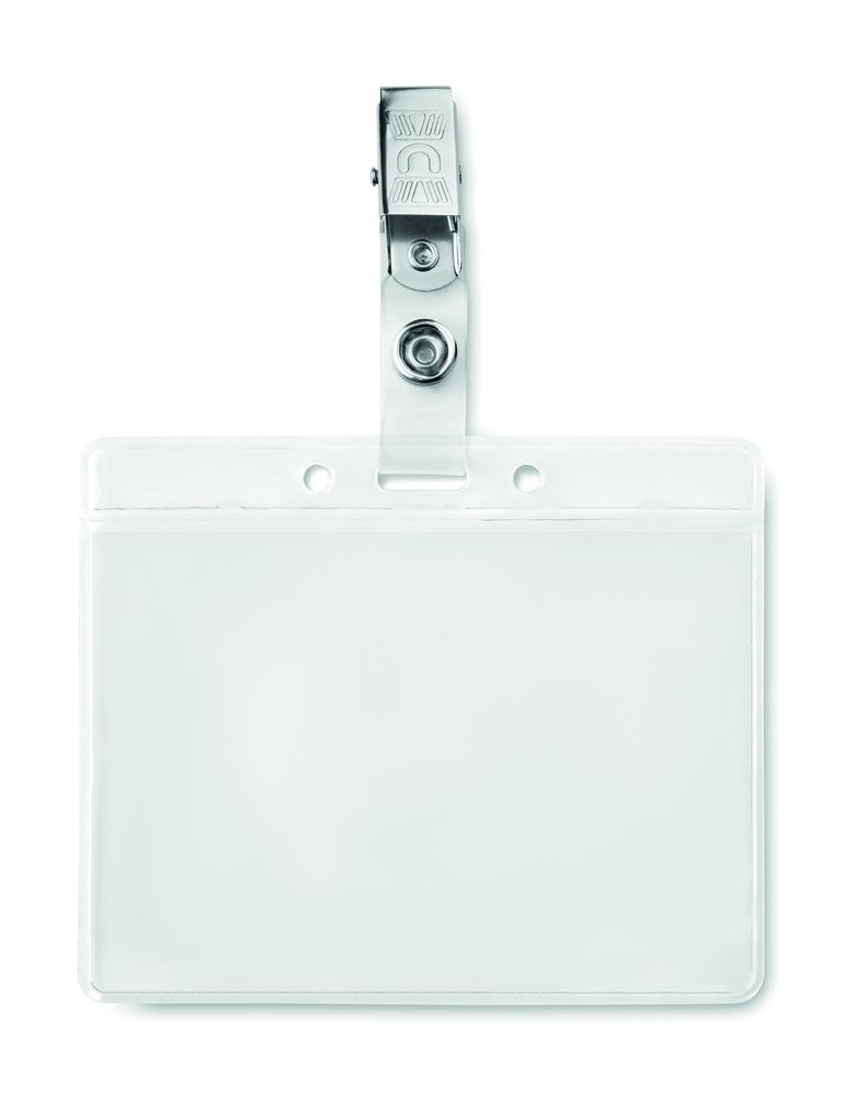GiftRetail MO9642 - CLIPBADGE PVC badge holder