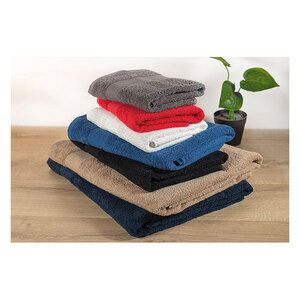 GiftRetail MO9931 - TERRY Towel organic cotton 100x50cm Royal Blue