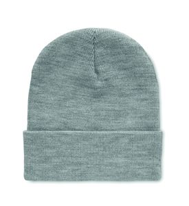GiftRetail MO9965 - POLO RPET Beanie in RPET with cuff White/Black