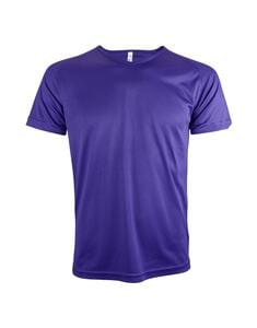 Mustaghata WINNER - ACTIVE T-SHIRT FOR MEN SHORT SLEEVES & RAGLANTES 125G Violet