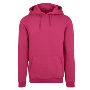 Build Your Brand BY011 - Hooded Sweatshirt Heavy Hibiskus Pink