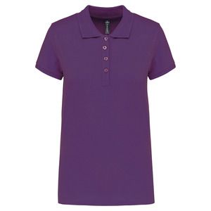 Kariban K255 - Ladies’ short-sleeved piqué polo shirt Purple