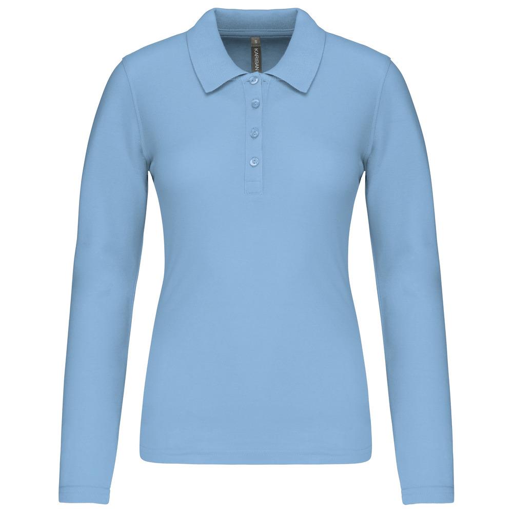 Kariban K257 - Ladies’ long-sleeved piqué polo shirt