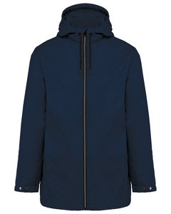 Kariban K6153 - Unisex hooded jacket with micro-polarfleece lining Navy