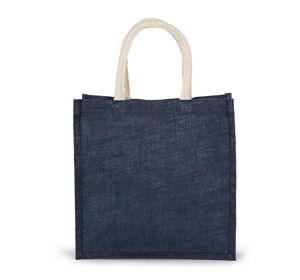 Kimood KI0274 - Jute canvas tote bag - large model