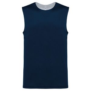 ProAct PA464 - UNISEX REVERSIBLE VEST Sporty Navy / White