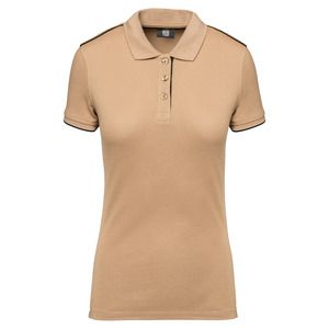 WK. Designed To Work WK271 - Ladies short-sleeved contrasting DayToDay polo shirt