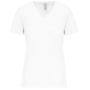 Kariban K3029IC - Ladies' BIO150IC V-neck t-shirt White